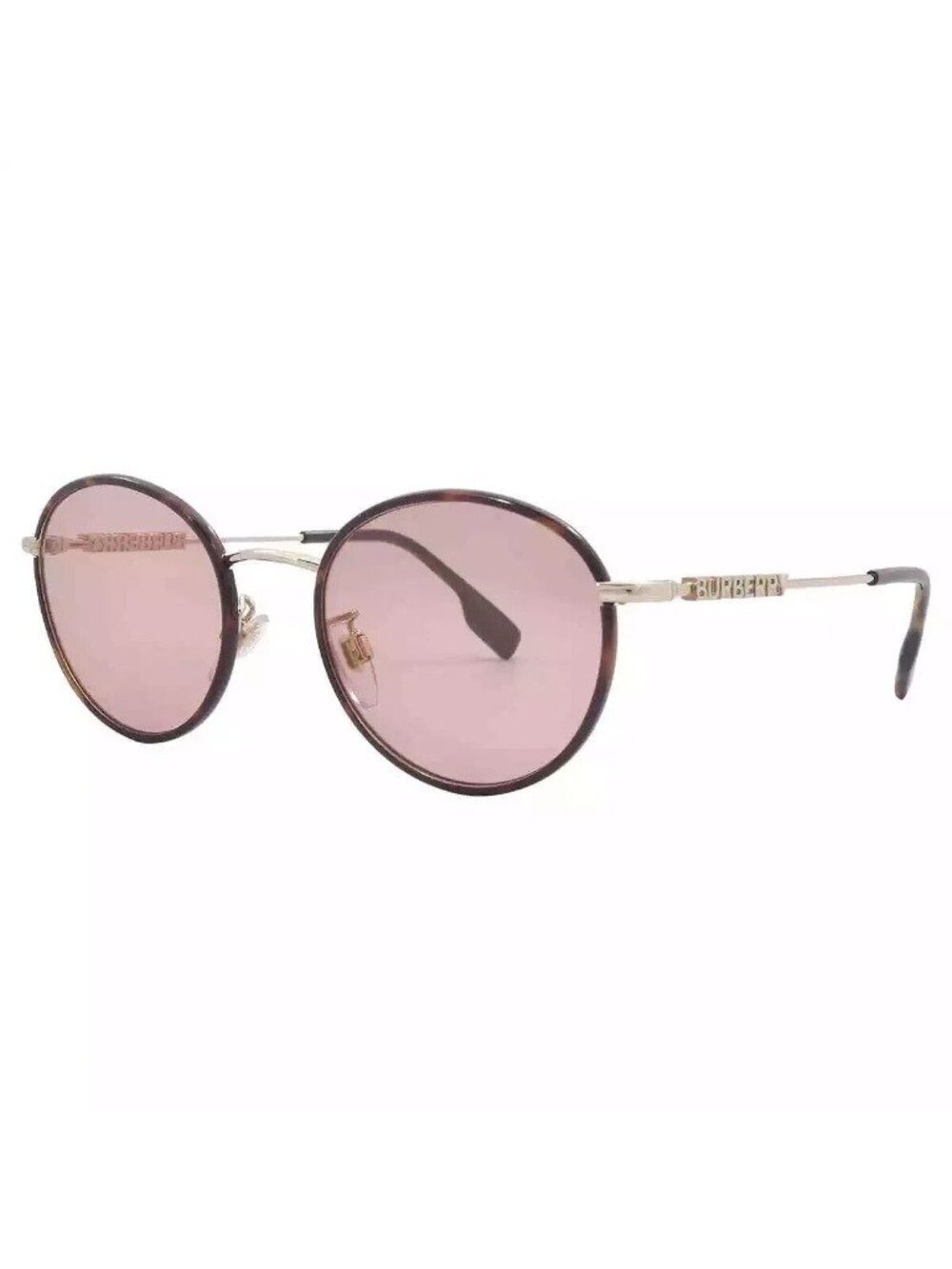 Burberry Dark Pink Round Ladies Sunglasses BE3148D 132284 51